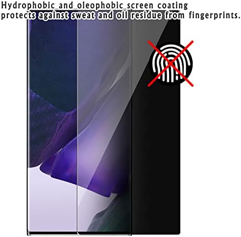 מגן מסך פרטיות של Vaxson, התואם ל- AllDocube iplay 50 Pro 10.1 Tablet Anti Spy Slud Stucker Scepter [לא מזכוכית מזג]